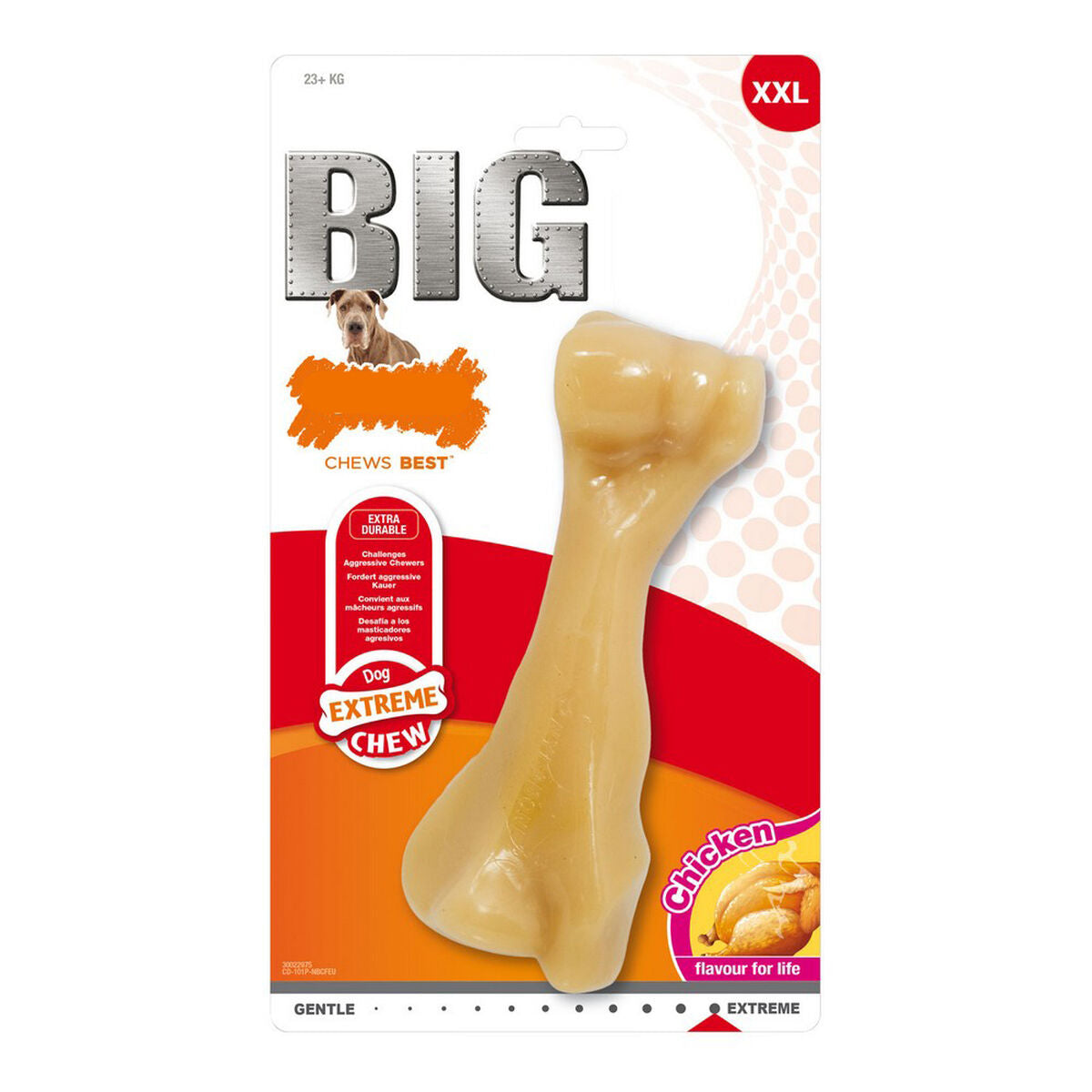 Giocattolo da mordere per cani Nylabone Extreme Chew Big Nylon Carne di manzo e vitello