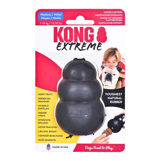 Giocattoli per cani Kong Extreme Giallo Nero Gomma Caucciù (1 Pezzi)