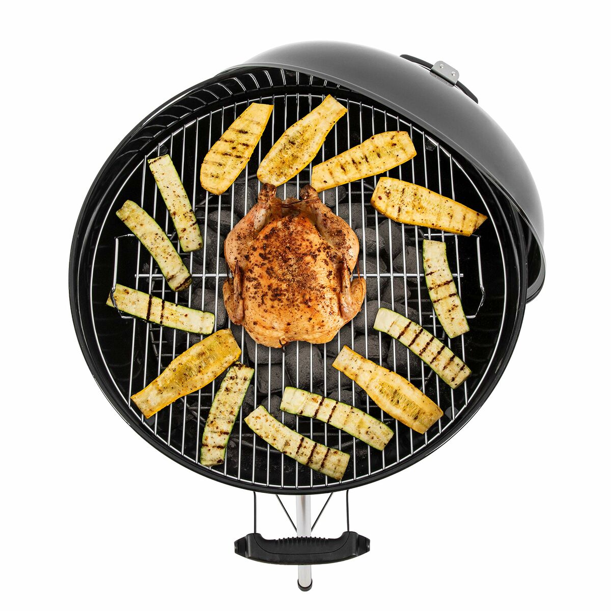 Barbecue a Carbone con Coperchio e Ruote Weber Original E-5710 Nero