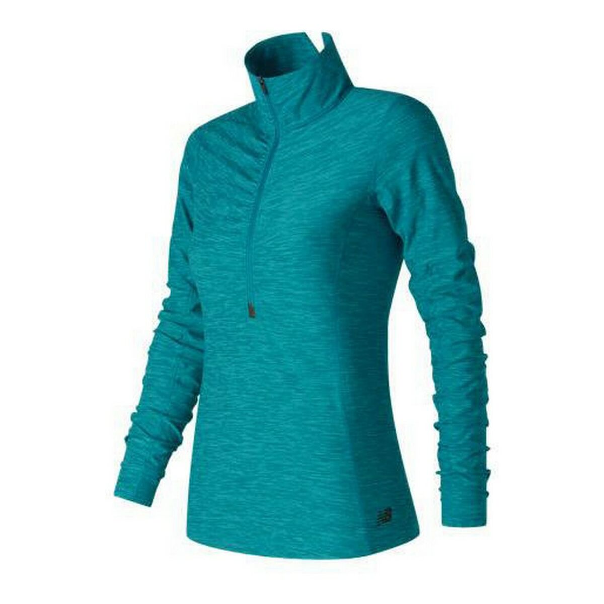 Maglia a maniche lunghe da donna New Balance WT71102 Verde (XS)