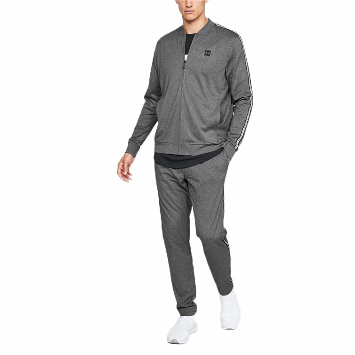 Giacca Sportiva da Uomo Under Armour Tricot Track Grigio scuro