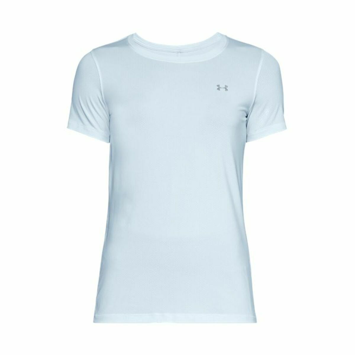 Maglia a Maniche Corte Donna Under Armour HeatGear Azzurro Chiaro