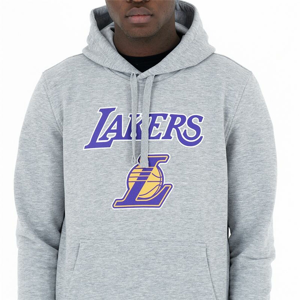 Felpa con Cappuccio Unisex New Era LA Lakers Grigio