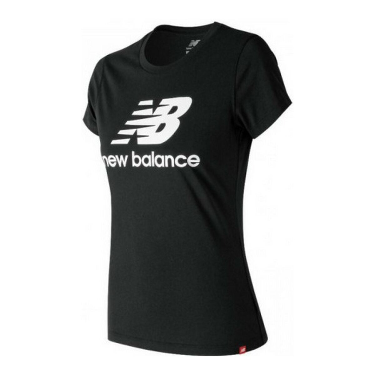 Maglia a Maniche Corte Donna New Balance Essentials  Nero