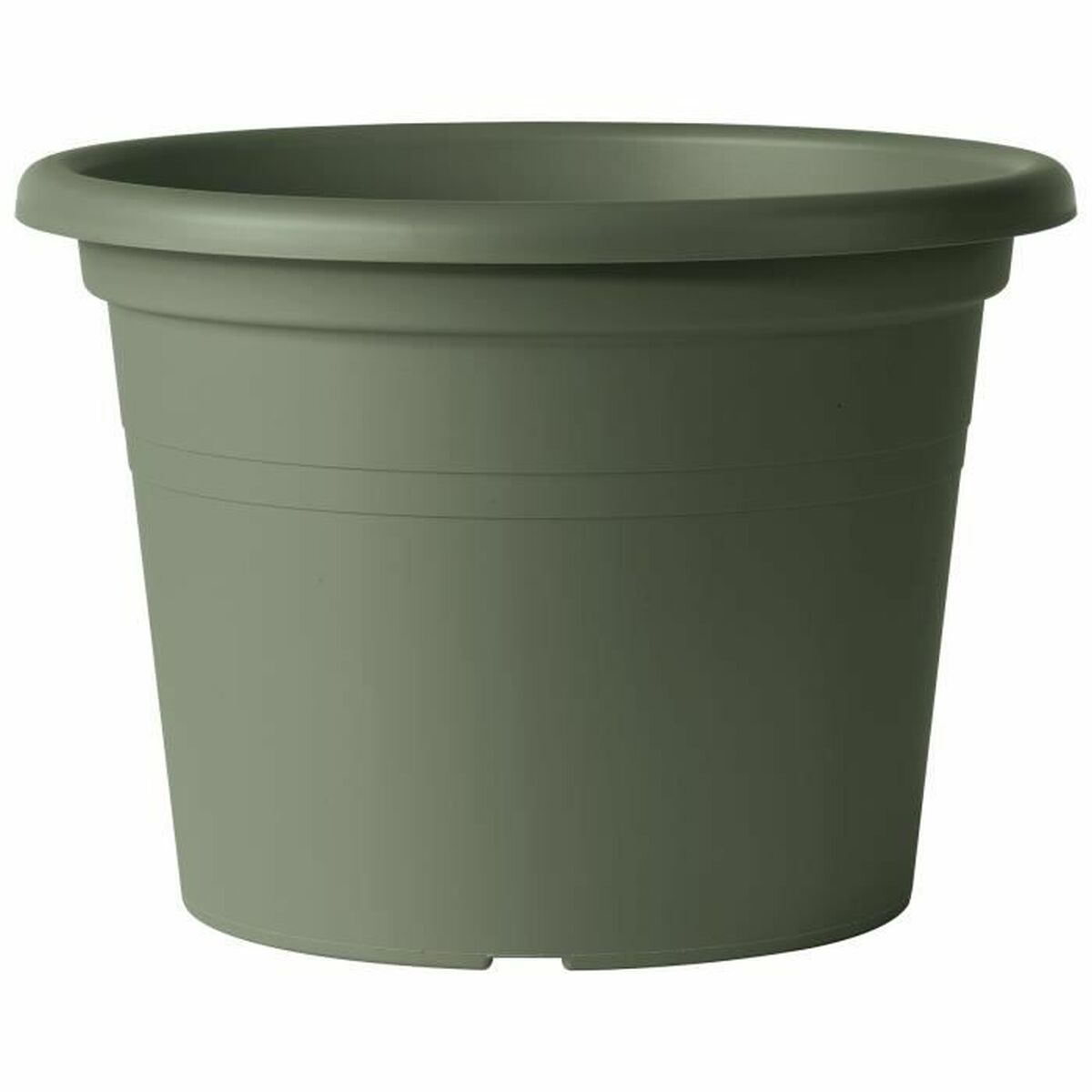 Vaso Deroma Cilindro Verde Iniettato Rotonda Ø 40 cm 40 x 27,2 cm