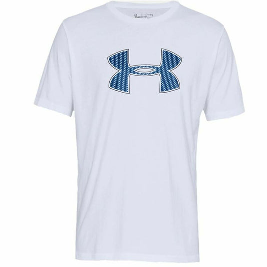 Maglia a Maniche Corte Uomo Under Armour Fleece Big Logo Bianco