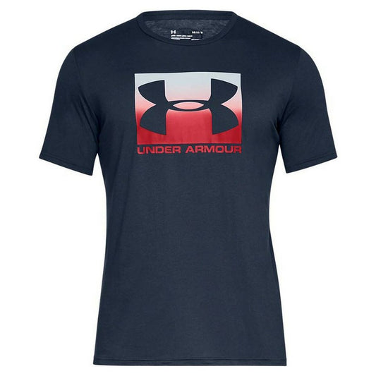 Maglia a Maniche Corte Uomo Under Armour Boxed Blu scuro