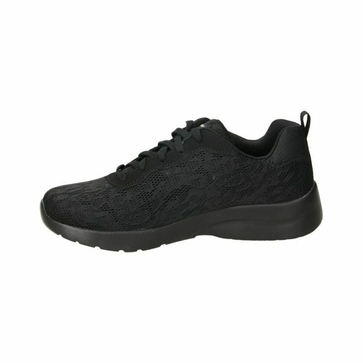 Scarpe Sportive da Donna Skechers Floral Mesh Lace Up W Nero