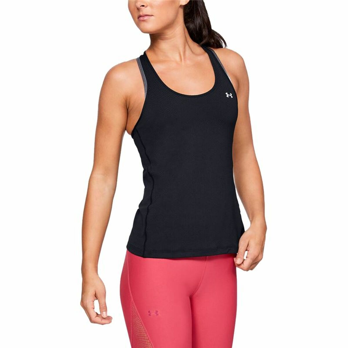 Canotta Donna Under Armour Racer Tank Nero