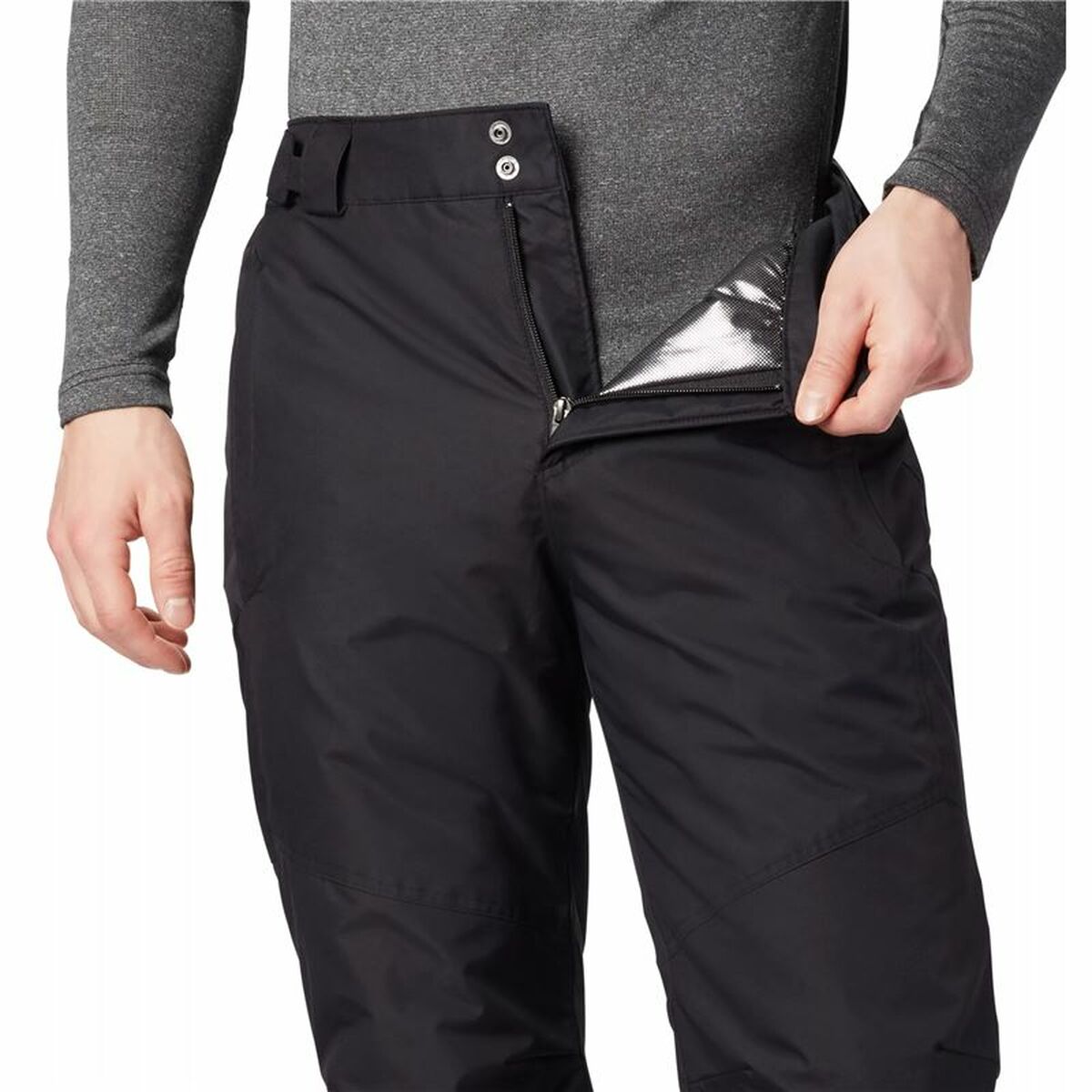 Pantaloni da neve Columbia Talla S Nero Uomo