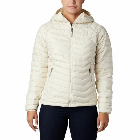 Giacca Sportiva da Donna Columbia Powder Lite Bianco