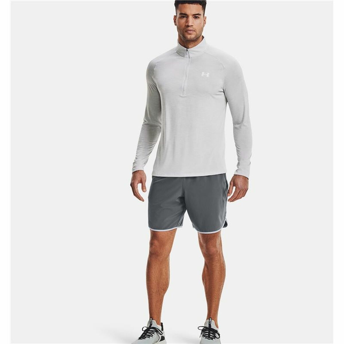 Maglia a Maniche Lunghe Uomo Under Armour Tech 2.0 1/2 Zip Bianco