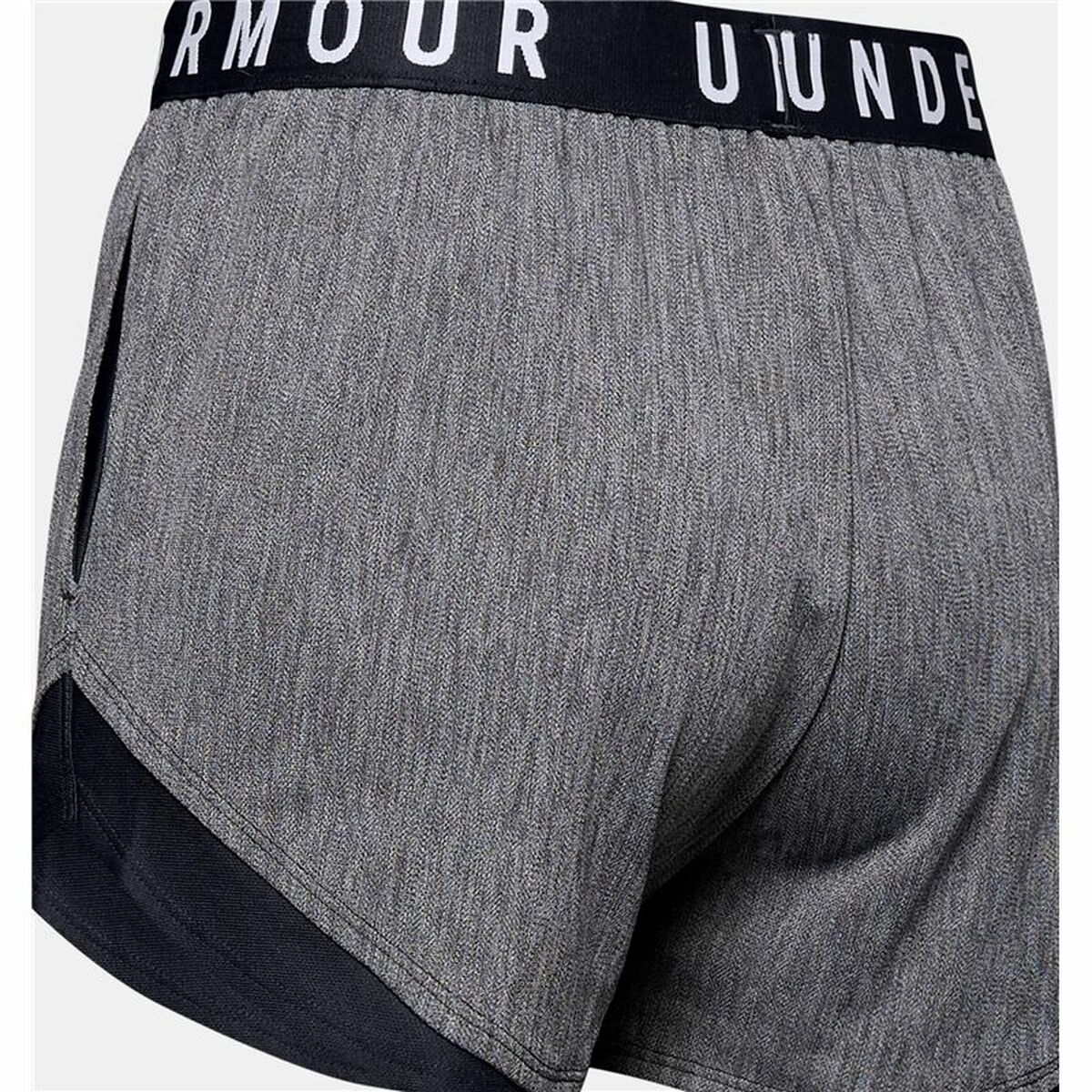 Pantaloncini Sportivi da Donna Under Armour Play Up 3.0 Twist Grigio scuro Nero