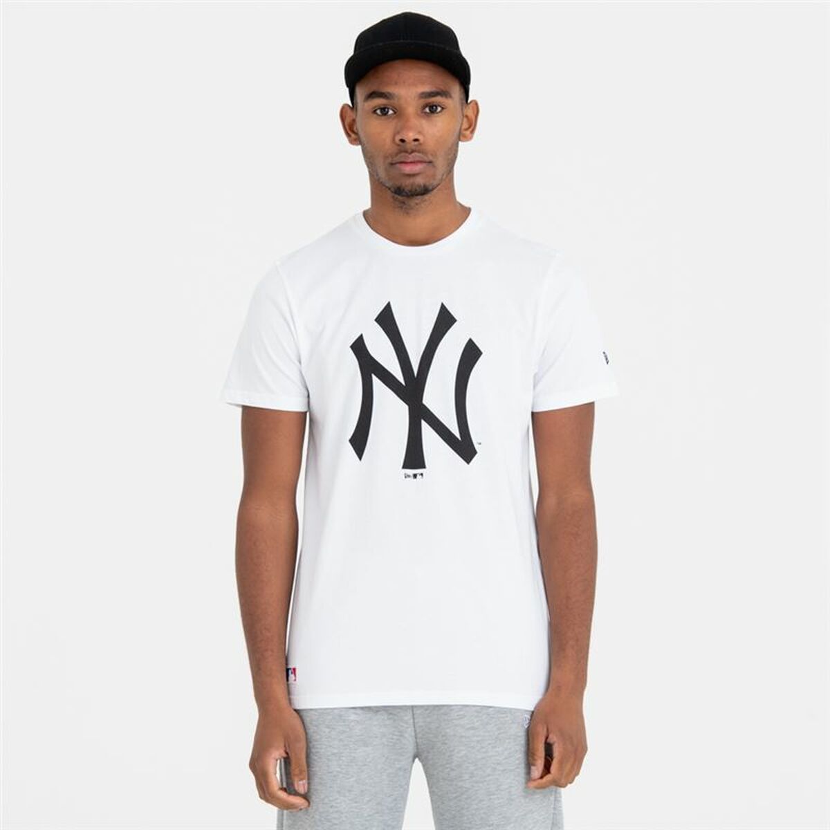 Maglia a Maniche Corte Uomo New Era New Era Team Logo NYY	 Uomo