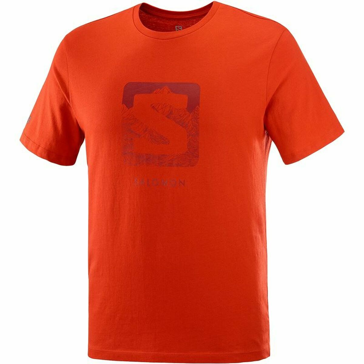 Maglia Sportiva a Maniche Corte Salomon  Outlife Logo Rosso