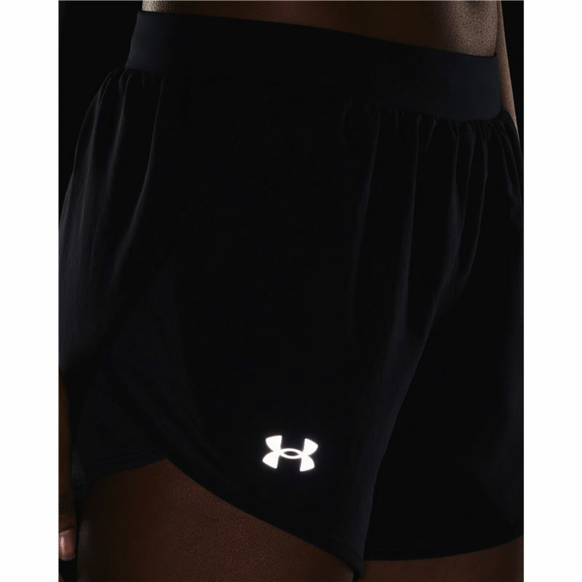 Pantaloncini Sportivi da Donna Under Armour Fly-By 2.0 Nero