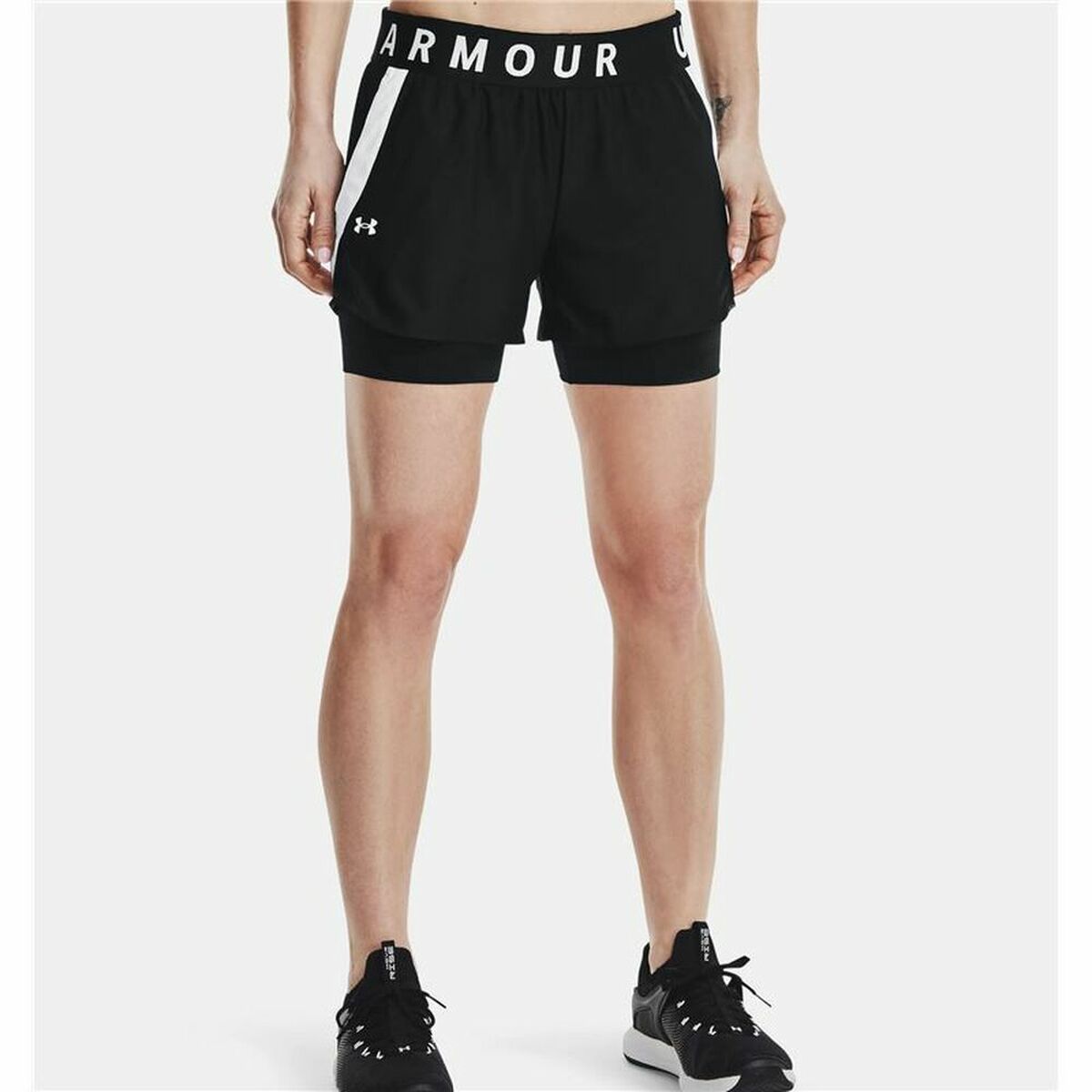 Pantaloncini Sportivi da Donna Under Armour Play Up 2 In 1