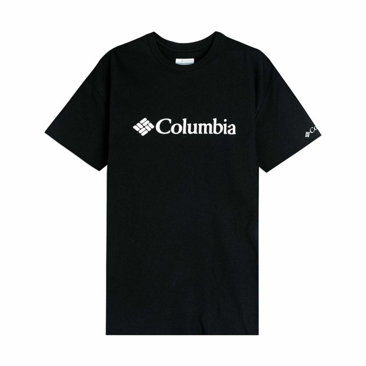 Maglia a Maniche Corte Uomo Columbia CSC Basic Logo Nero