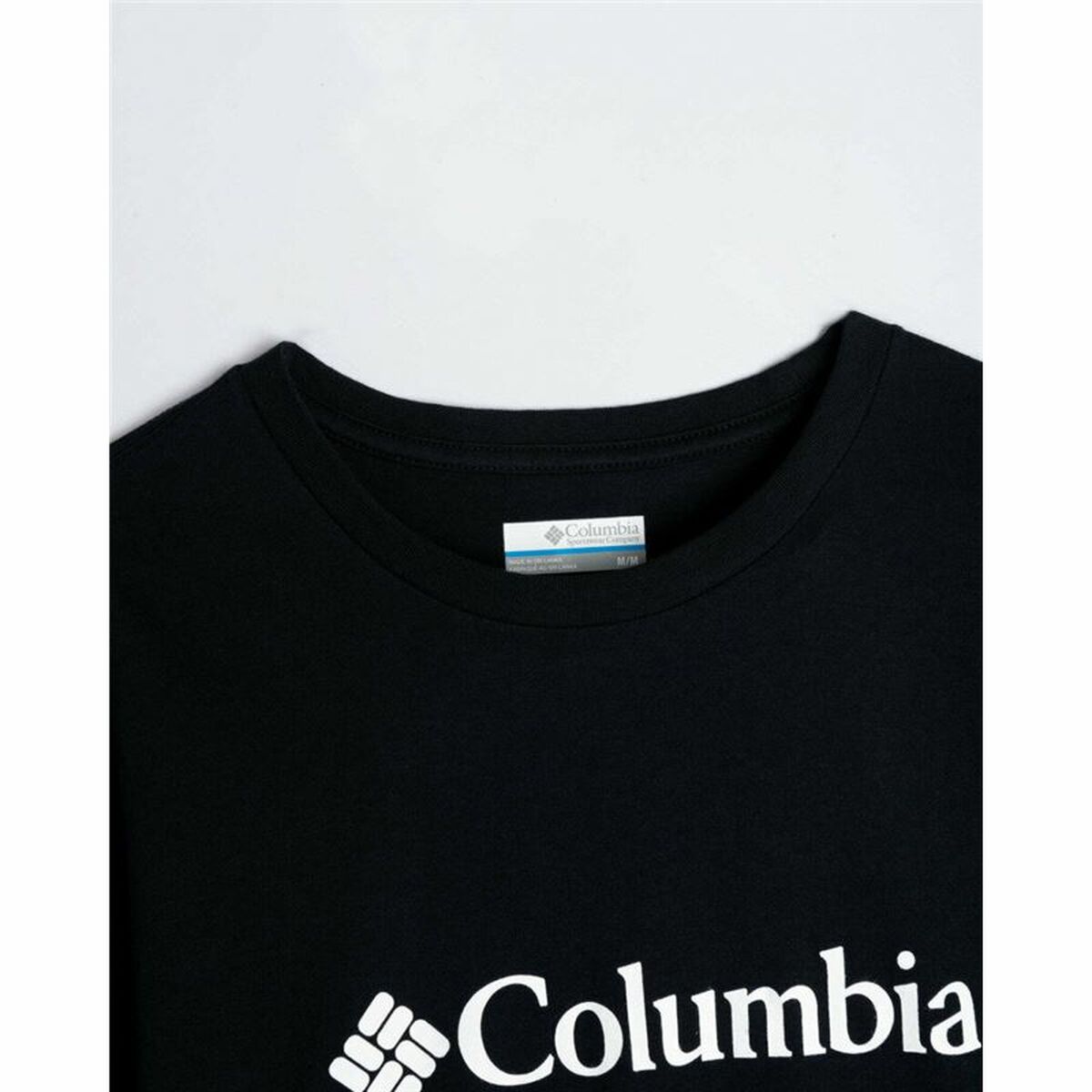 Maglia a Maniche Corte Uomo Columbia CSC Basic Logo Nero