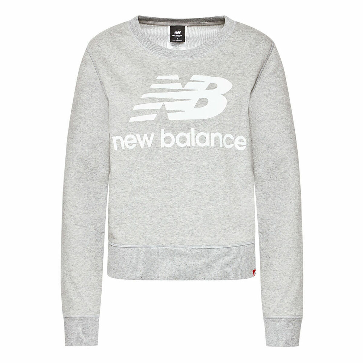 Felpa senza Cappuccio Donna New Balance WT91585 Grigio