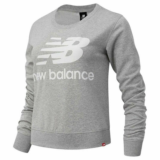 Felpa senza Cappuccio Donna New Balance WT91585 Grigio