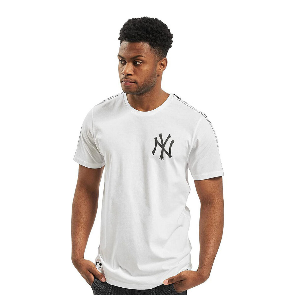 Maglia a Maniche Corte Uomo New Era NY Yankees XL Bianco