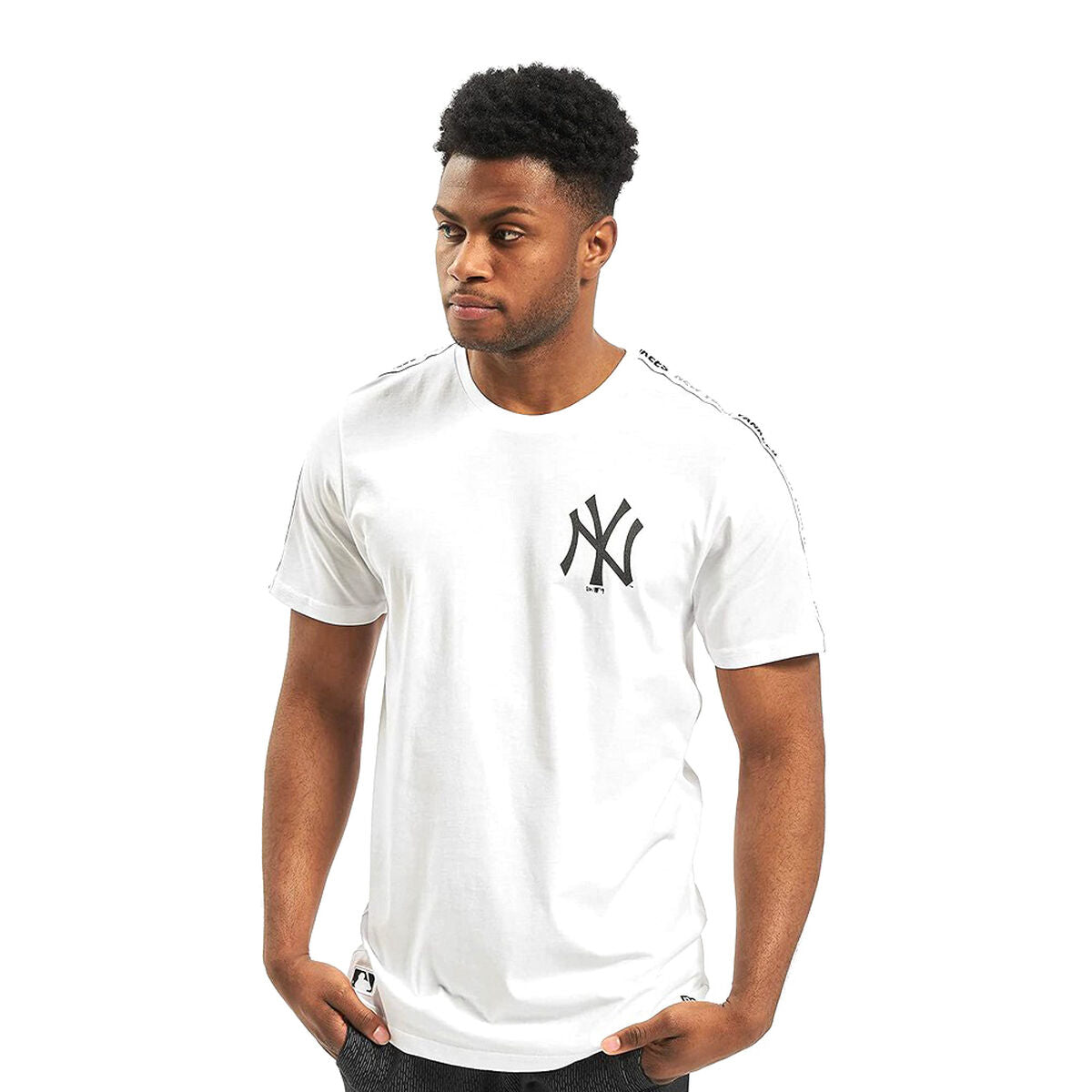 Maglia a Maniche Corte Uomo New Era NY Yankees XL Bianco