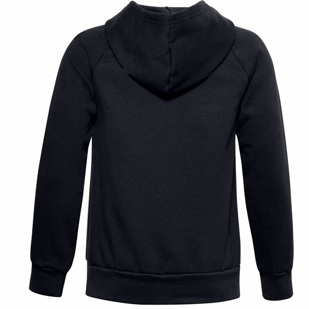 Felpa con Cappuccio Bambino Under Armour Fleece Rival Big Logo Nero