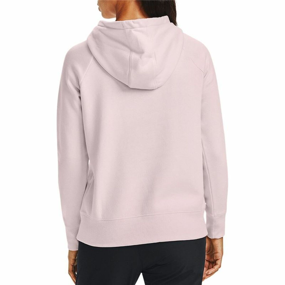 Felpa con Cappuccio Donna Under Armour Rival Fleece Rosa