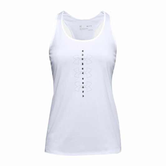 Canotta Donna Under Armour Tech Twist Graphic Tank Bianco