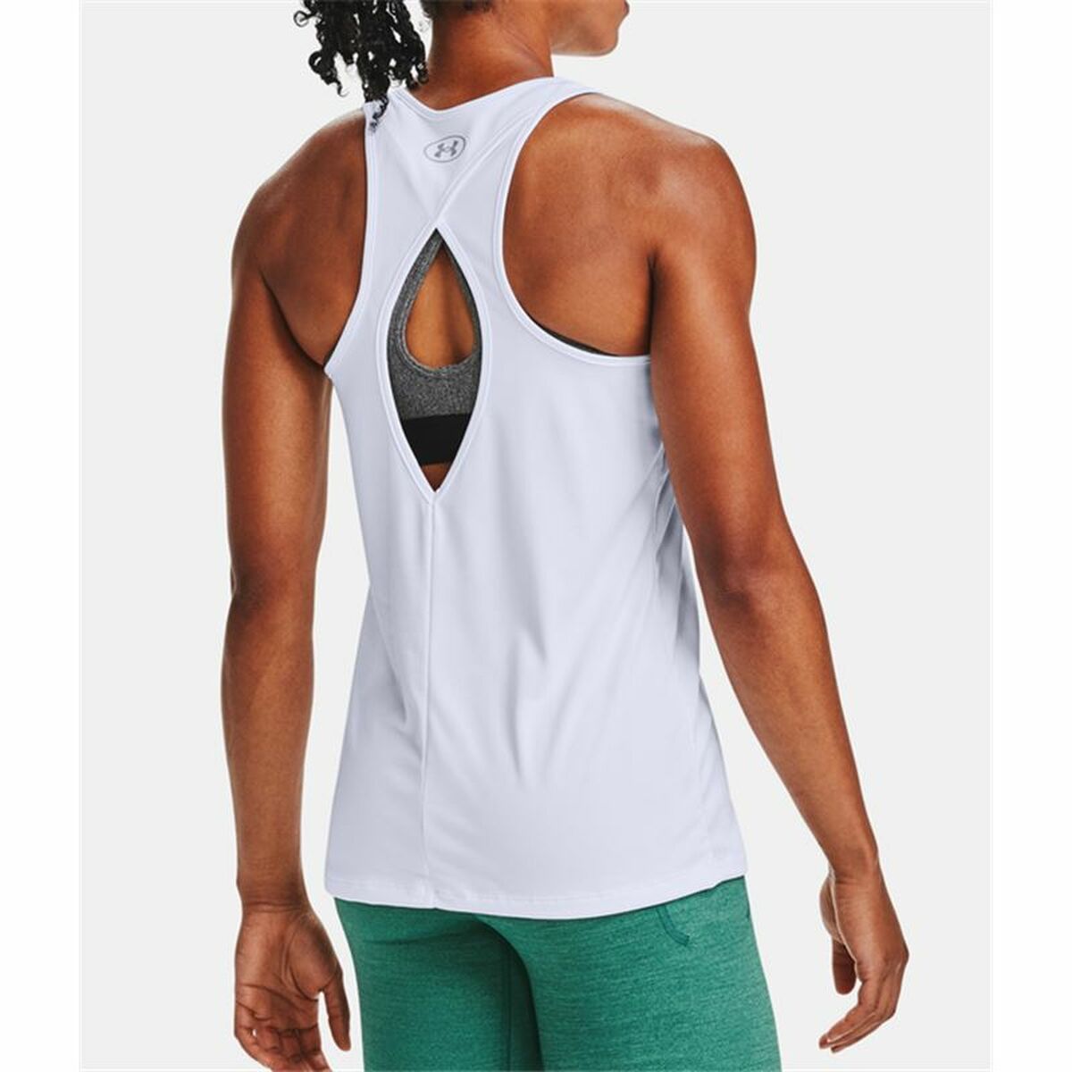 Canotta Donna Under Armour Tech Twist Graphic Tank Bianco