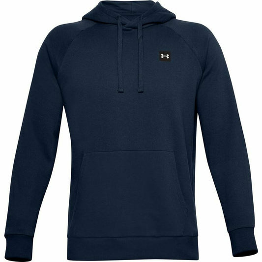 Felpa senza Cappuccio Uomo Under Armour Rival Fleece Azzurro