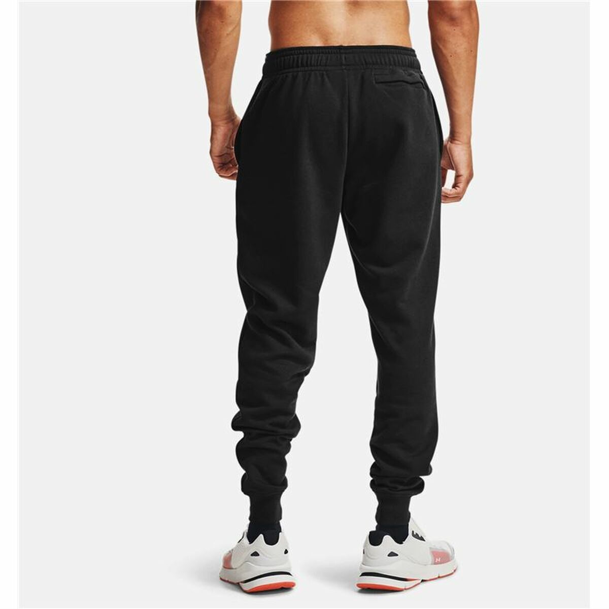 Pantalone Lungo Sportivo Under Armour Rival Fleece Nero Uomo