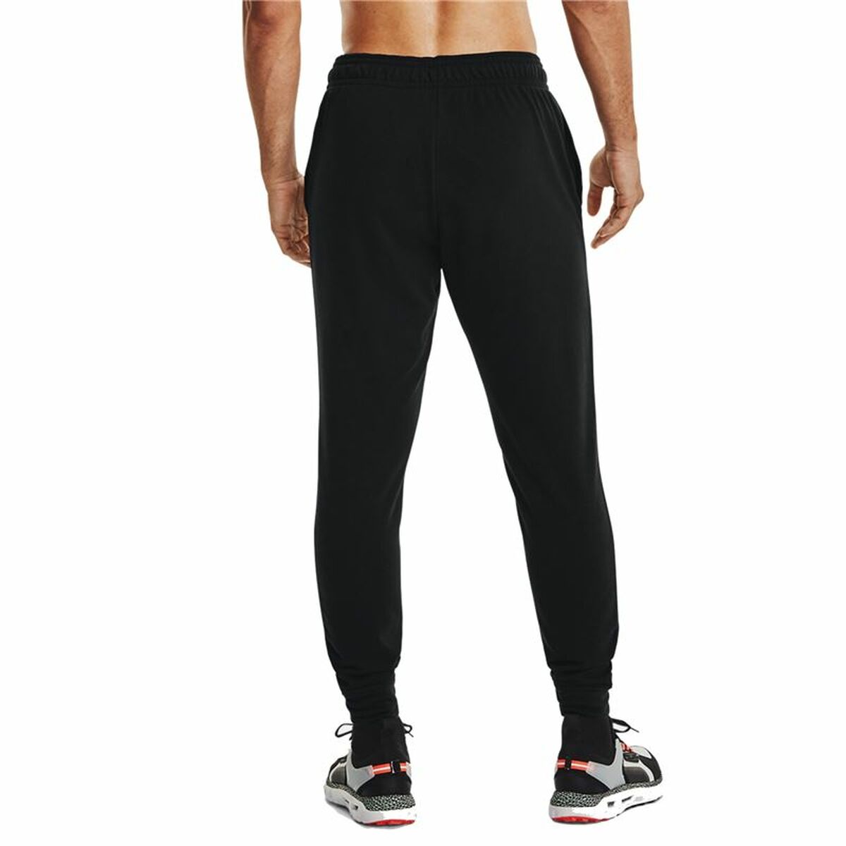 Pantalone Lungo Sportivo Under Armour Rival Terry Jogger Nero Uomo