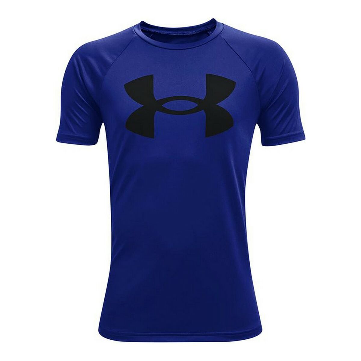 Maglia a Maniche Corte Uomo Under Armour Tech Big Logo Azzurro