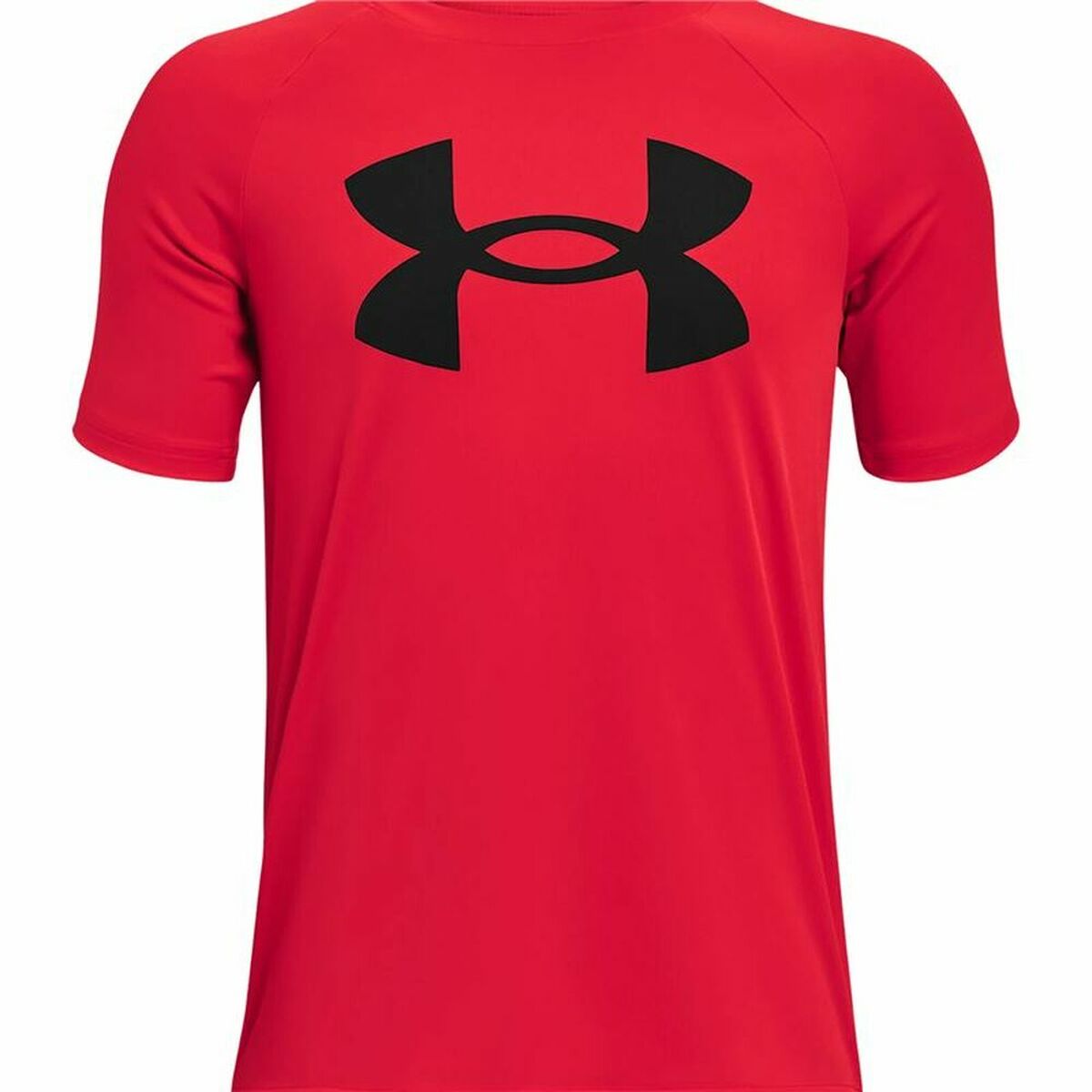 Maglia a Maniche Corte per Bambini Under Armour  Tech Big Logo Rosso