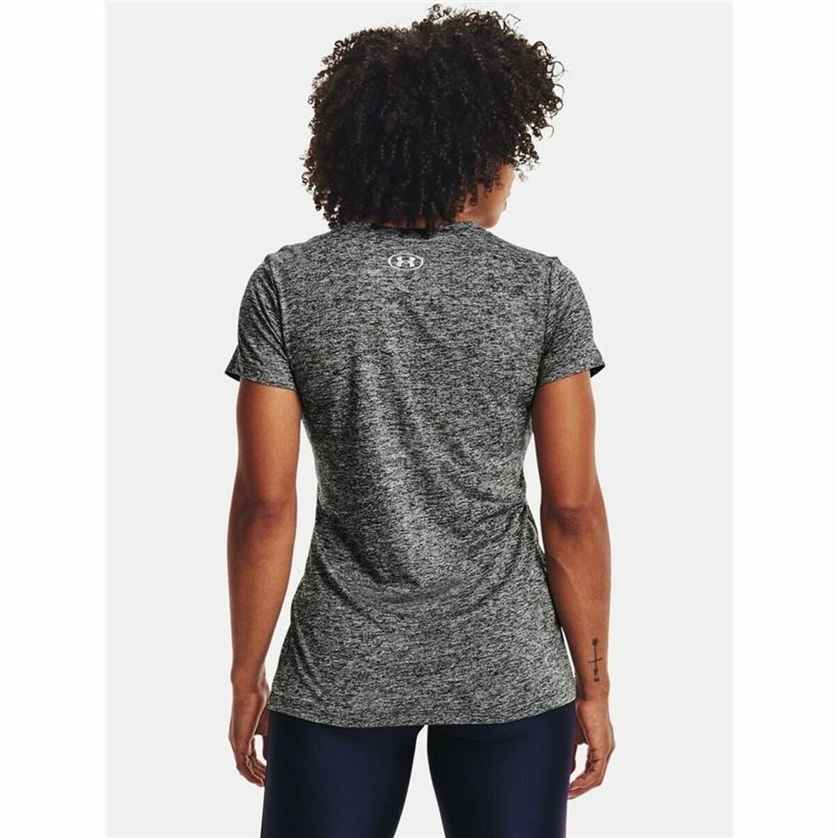 Maglia a Maniche Corte Donna Under Armour Tech Twist Grigio