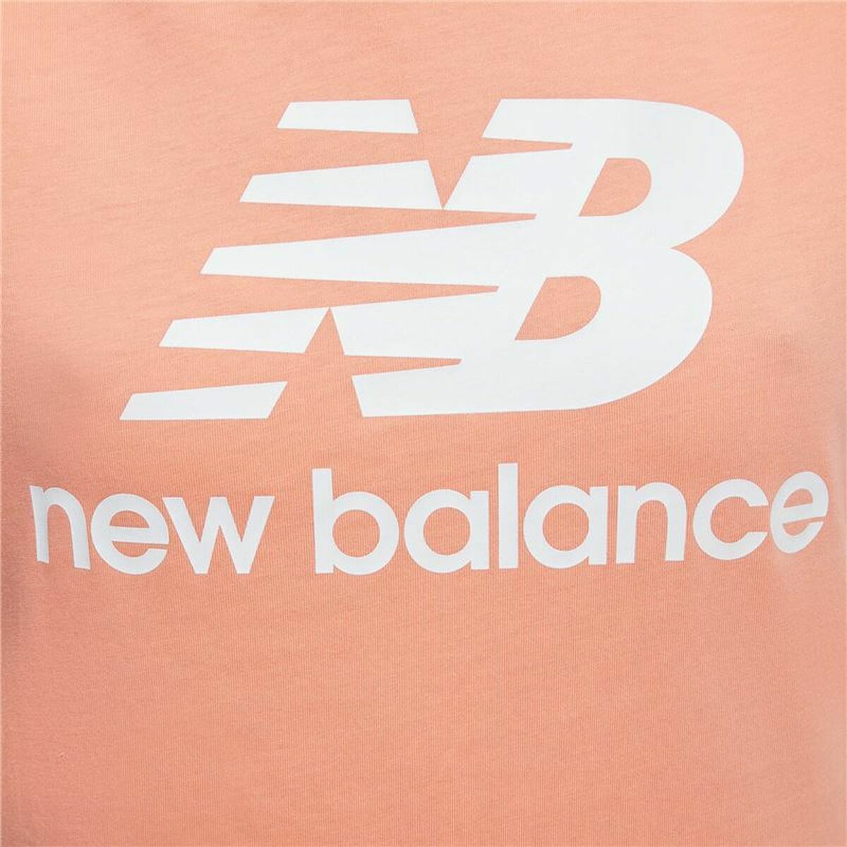 Maglia a Maniche Corte Donna New Balance Essentials Stacked Rosa