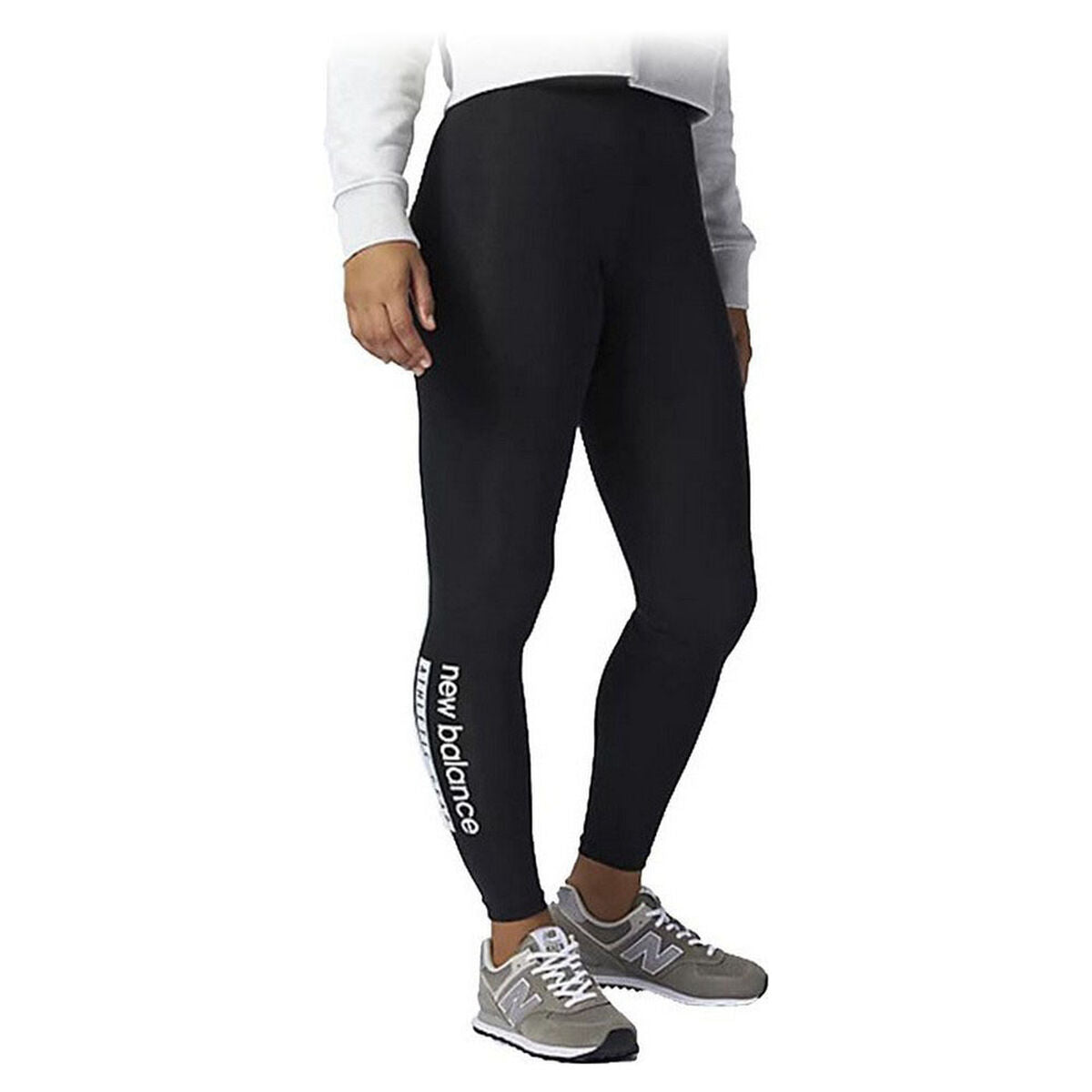 Leggings Sportivi da Uomo New Balance Essentials Field Day Nero