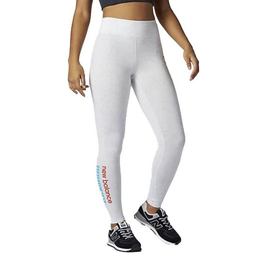 Leggings Sportivi da Uomo New Balance Essentials Field Day Bianco