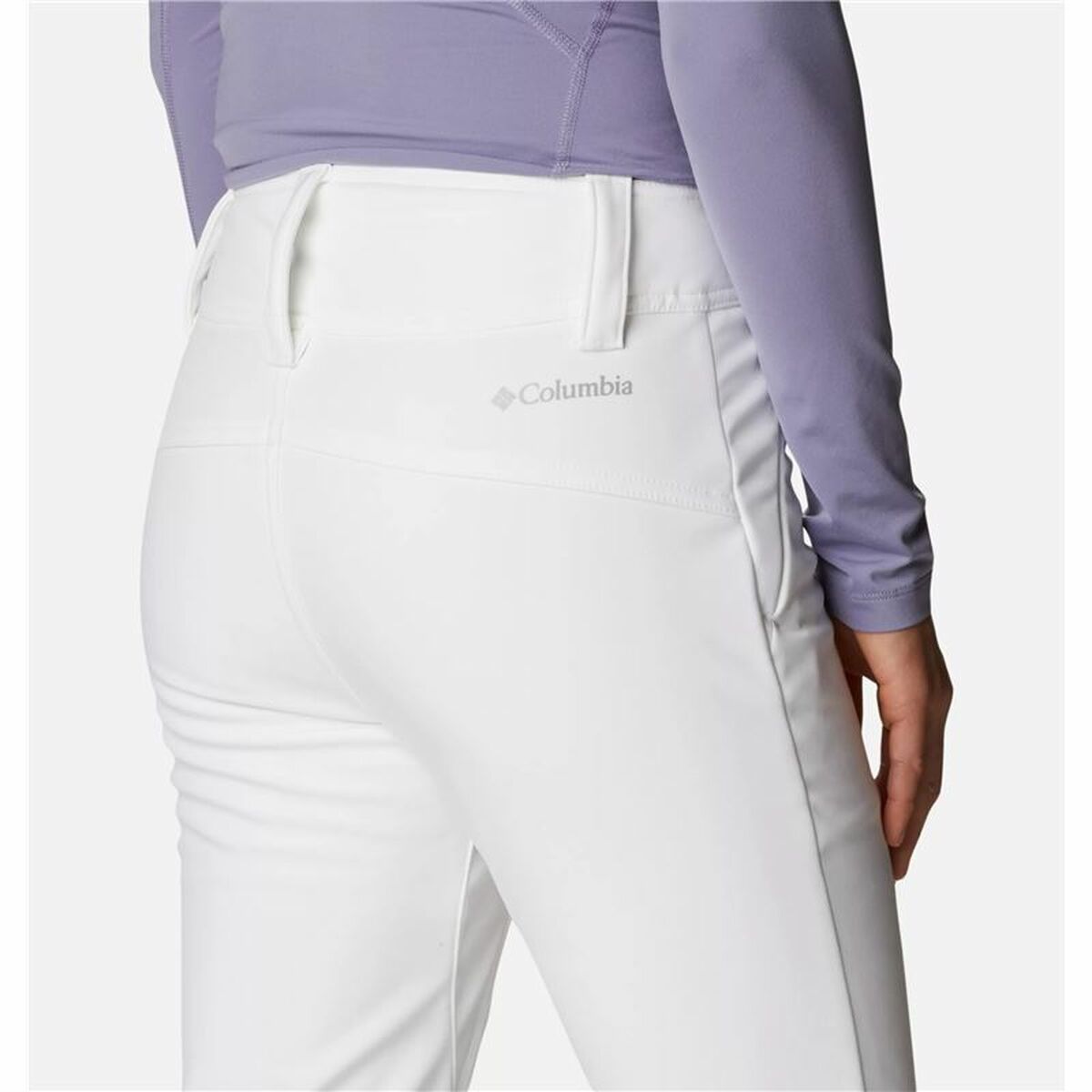 Pantalone Lungo Sportivo Columbia Roffee Ridge IV Donna Bianco