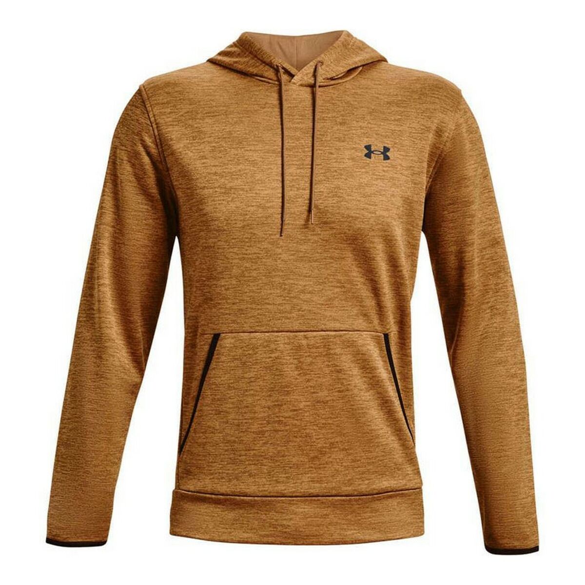 Felpa con Cappuccio Uomo Under Armour Fleece Twist Marrone