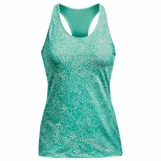 Maglia a Maniche Corte Donna Under Armour HeatGear  Acquamarina