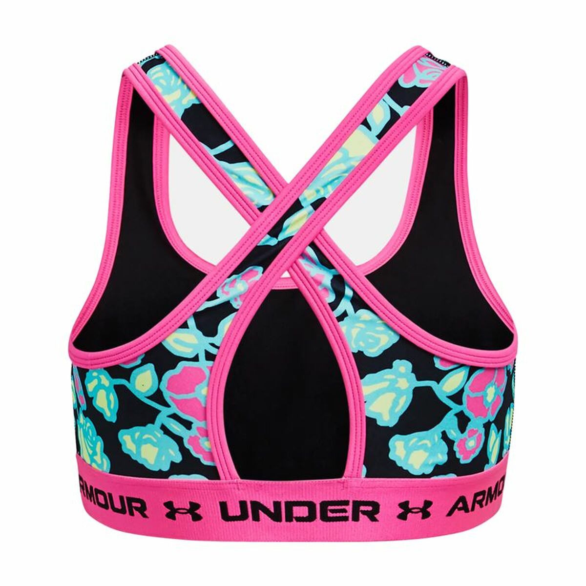 Reggiseno Sportivo Under Armour  Crossback Mid Nero