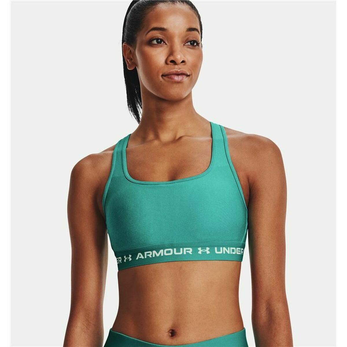 Reggiseno Sportivo Under Armour  Crossback Mid Acquamarina