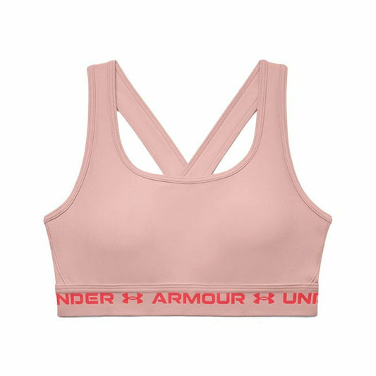 Reggiseno Sportivo Under Armour  Crossback Mid Rosa