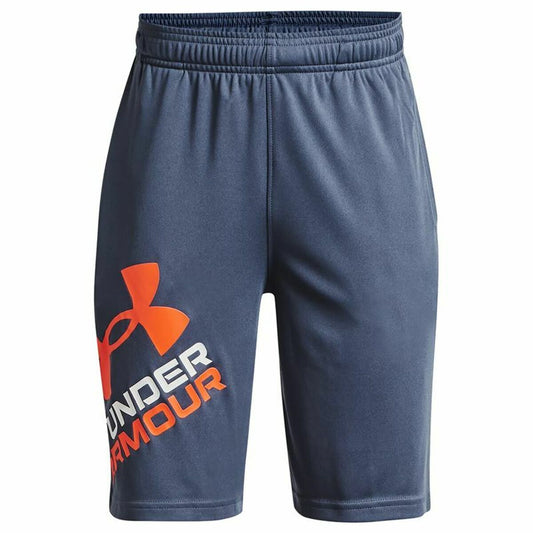 Pantaloncini Sportivi per Bambini Under Armour Prototype 2.0 Logo Azzurro