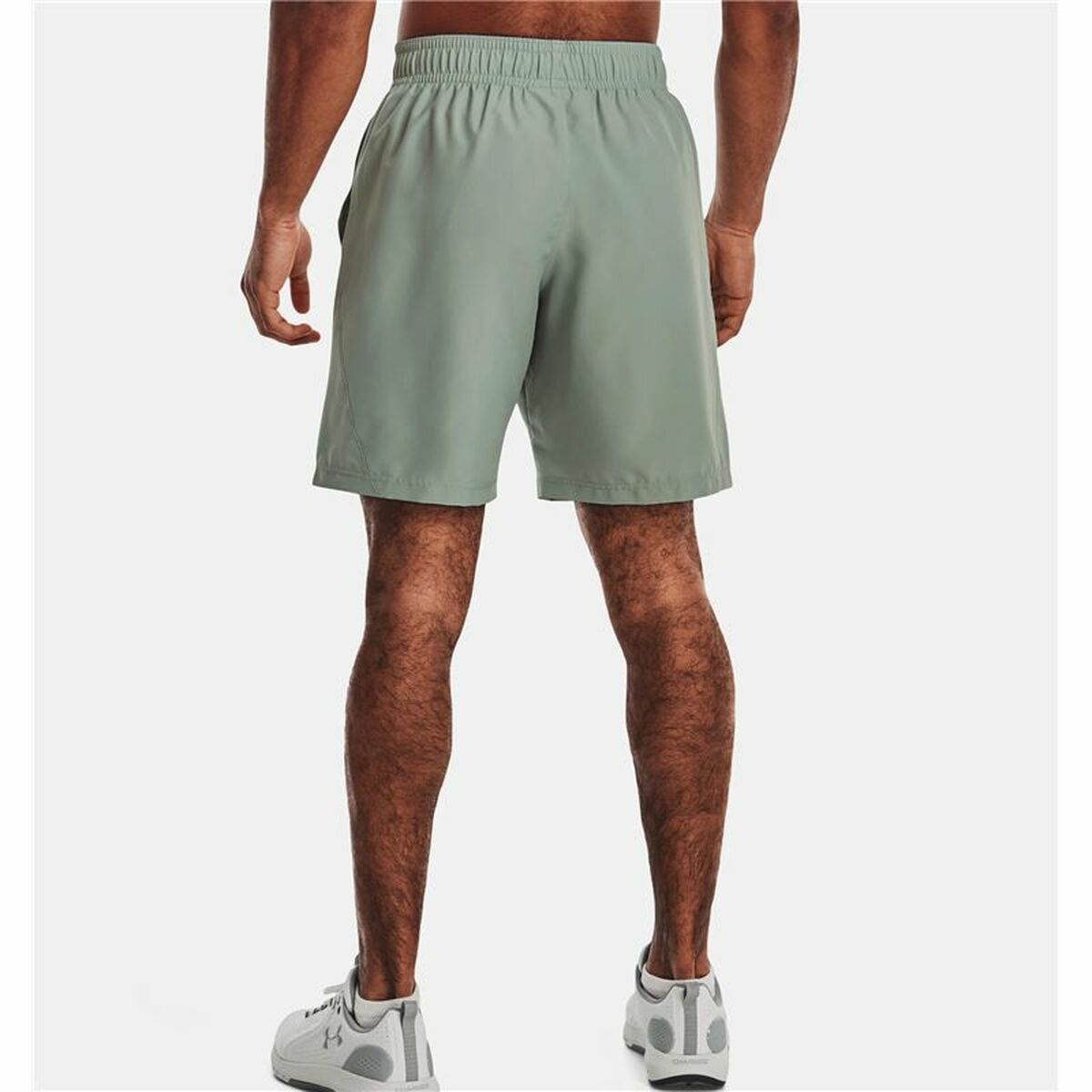 Pantaloni Corti Sportivi da Uomo Under Armour Woven Graphic Verde Uomo