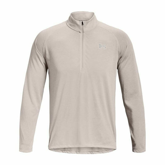 Maglia a Maniche Lunghe Uomo Under Armour Streaker Run Beige