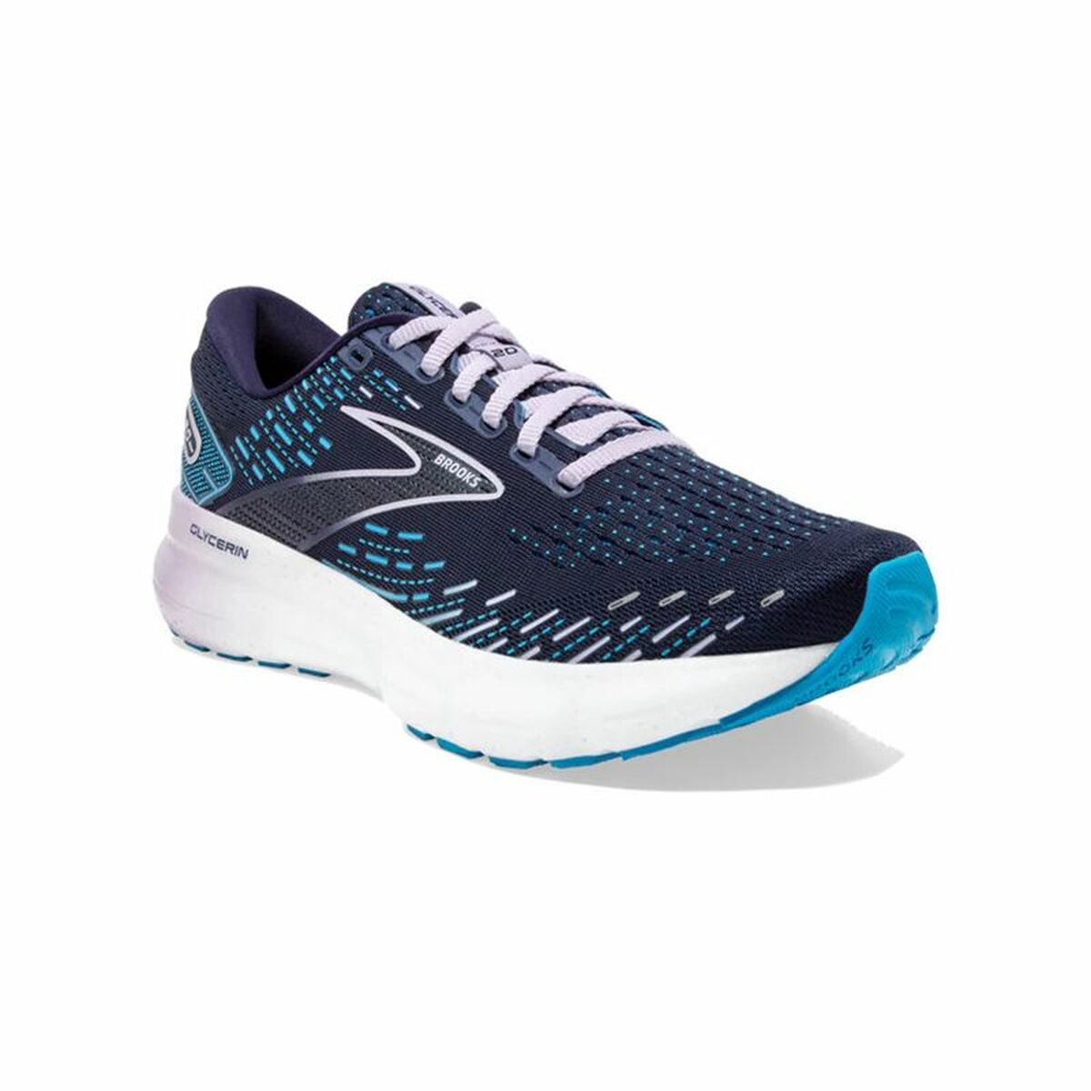 Scarpe da Running per Adulti Brooks Glycerin 20 Wide Blu scuro Donna